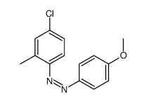(4-chloro-2-methylphenyl)-(4-methoxyphenyl)diazene结构式