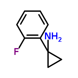 1-(2-Fluorophenyl)cyclopropanamine Structure