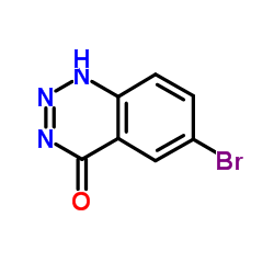 6-Bromo-1,2,3-benzotriazin-4(1H)-one Structure