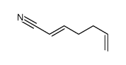 hepta-2,6-dienenitrile Structure