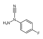 amino-(4-fluorophenyl)cyanamide Structure