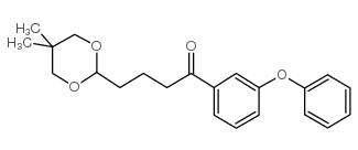4-(5,5-DIMETHYL-1,3-DIOXAN-2-YL)-3'-PHENOXYBUTYROPHENONE结构式