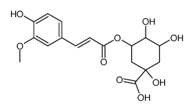 trans-Feruloyl-3-O-china-saeure结构式