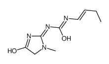 1-but-1-enyl-3-(3-methyl-5-oxo-4H-imidazol-2-yl)urea Structure