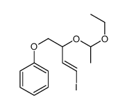 [2-(1-ethoxyethoxy)-4-iodobut-3-enoxy]benzene结构式