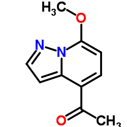 1-(7-Methoxypyrazolo[1,5-a]pyridin-4-yl)ethanone结构式