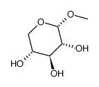 甲基α-D-吡喃木糖结构式