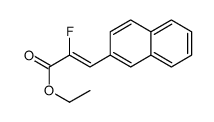 ethyl 2-fluoro-3-naphthalen-2-ylprop-2-enoate结构式