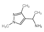 1-(1,3-dimethylpyrazol-4-yl)ethanamine structure