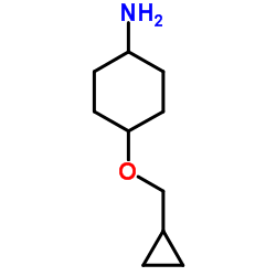 4-(Cyclopropylmethoxy)cyclohexanamine structure