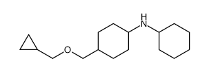 N-cyclohexyl-4-(cyclopropylmethoxymethyl)cyclohexan-1-amine Structure