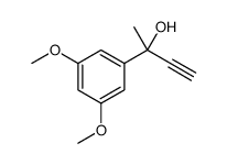 1-(3,5-dimethoxyphenyl)-1-methylprop-2-yn-1-ol结构式