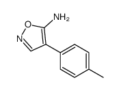 4-(4-methylphenyl)-1,2-oxazol-5-amine结构式