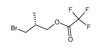 (R)-(-)-3-bromo-2-methylpropyl-trifluoroacetate结构式