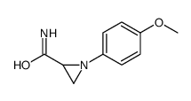 1-(4-methoxyphenyl)aziridine-2-carboxamide结构式