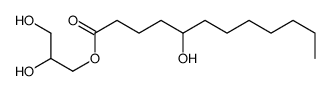 2,3-dihydroxypropyl 5-hydroxydodecanoate structure