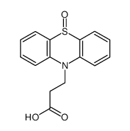 3-(5-oxo-5H-5λ4-phenothiazin-10-yl)-propionic acid Structure