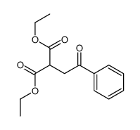diethyl 2-phenacylpropanedioate Structure
