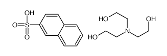 naphthalene-2-sulphonic acid, compound with 2,2',2''-nitrilotriethanol (1:1)结构式