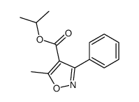 propan-2-yl 5-methyl-3-phenyl-1,2-oxazole-4-carboxylate结构式