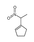 1-(nitroethyl)cyclopentene结构式