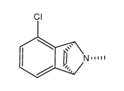 5-chloro-1,4-dihydro-9-methyl-naphthalen-1,4-imine结构式