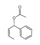 (R)-(Z)-1-acetoxy-1-phenyl-2-butene Structure