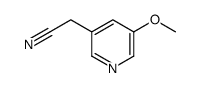 2-(5-methoxypyridin-3-yl)acetonitrile Structure