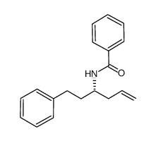 (S)-N-[1-(2-phenylethyl)but-3-enyl]benzamide结构式