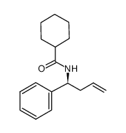(S)-N-(1-phenylbut-3-enyl)cyclohexanecarboxamide结构式