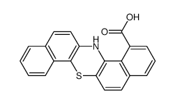 14H-dibenzo[a,h]phenothiazine-1-carboxylic acid Structure