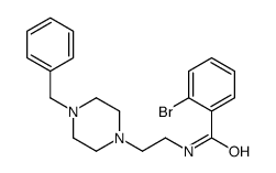 N-[2-(4-benzylpiperazin-1-yl)ethyl]-2-bromobenzamide结构式