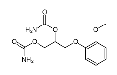 1,2-bis-carbamoyloxy-3-(2-methoxy-phenoxy)-propane Structure