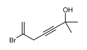 6-bromo-2-methylhept-6-en-3-yn-2-ol Structure