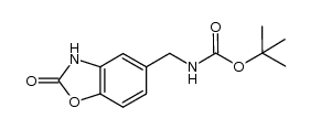 tert-butyl ((2-oxo-2,3-dihydrobenzo[d]oxazol-5-yl)methyl)carbamate Structure