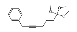 7-phenyl-1,1,1-trimethoxy-5-heptyne结构式
