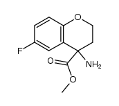 (S)-methyl 4-amino-6-fluorochroman-4-carboxylate Structure