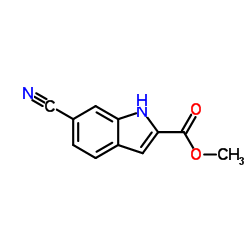 Methyl 6-cyano-1H-indole-2-carboxylate picture