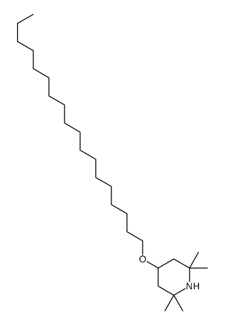 2,2,6,6-tetramethyl-4-octadecoxypiperidine Structure