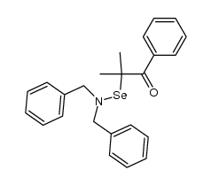 N,N-dibenzyl 2-benzoyl-2-propane selenenamide Structure