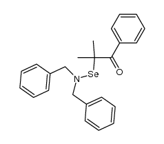 N,N-dibenzyl 2-benzoyl-2-propane selenenamide结构式