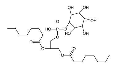 1,2-dioctanoyl-sn-glycero-3-phosphoinositol structure