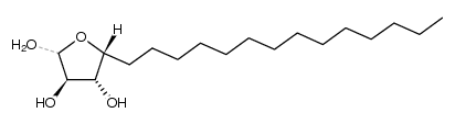 5,6,7,8,9,10,11,12,13,14,15,16,17,18,-tetradecadeoxy-D-xylo-octadecofuranose Structure
