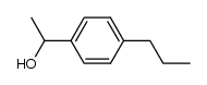 rac-1-(4-propylphenyl)ethanol Structure