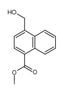 methyl 4-hydroxymethyl-1-naphthoate结构式