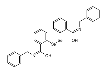 N-benzyl-2-[[2-(benzylcarbamoyl)phenyl]diselanyl]benzamide结构式