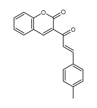 3-(3-(p-tolyl)acryloyl)-2H-chromen-2-one结构式