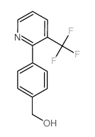 {4-[3-(三氟甲基)-2-吡啶基]-苯基}甲醇结构式