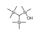 bis(trimethylsilyl)methyl-hydroxy-dimethylsilane Structure