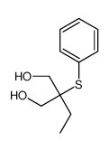 2-ethyl-2-phenylsulfanylpropane-1,3-diol结构式